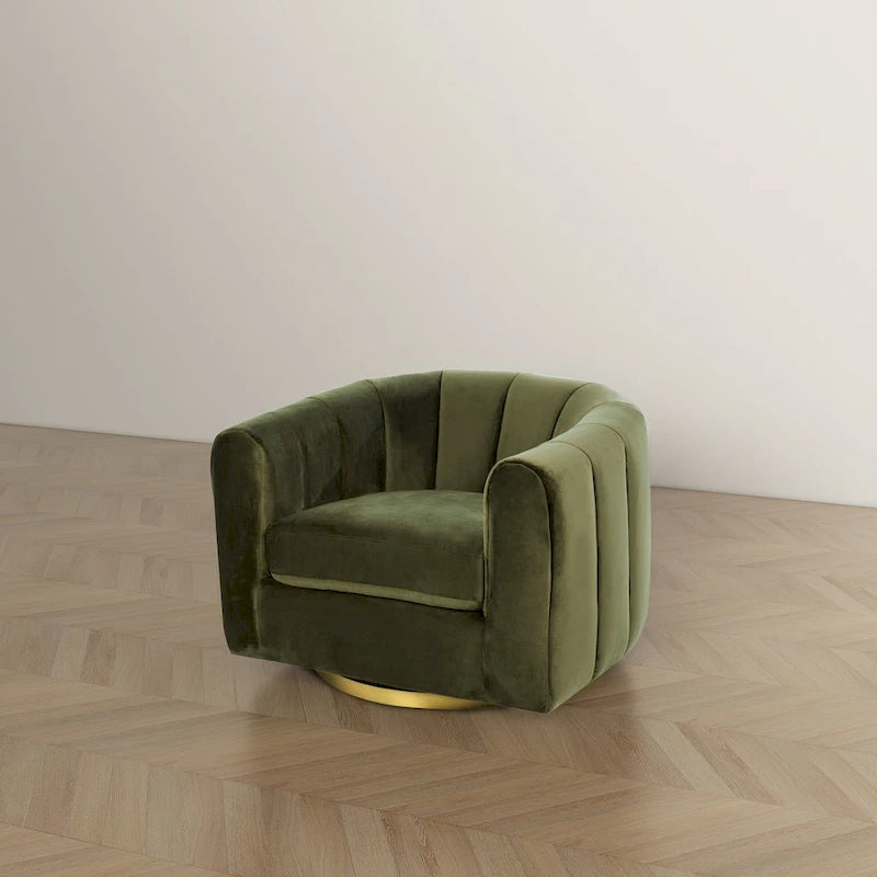 Mid-Century Modern drehbarer Lounge Sessel